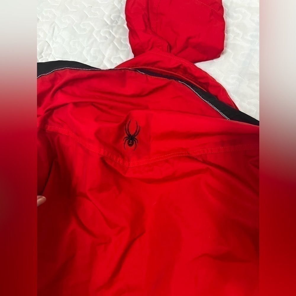 Spyder ski jacket size 12 large red xo 5000m women vintage - Picture 4 of 15